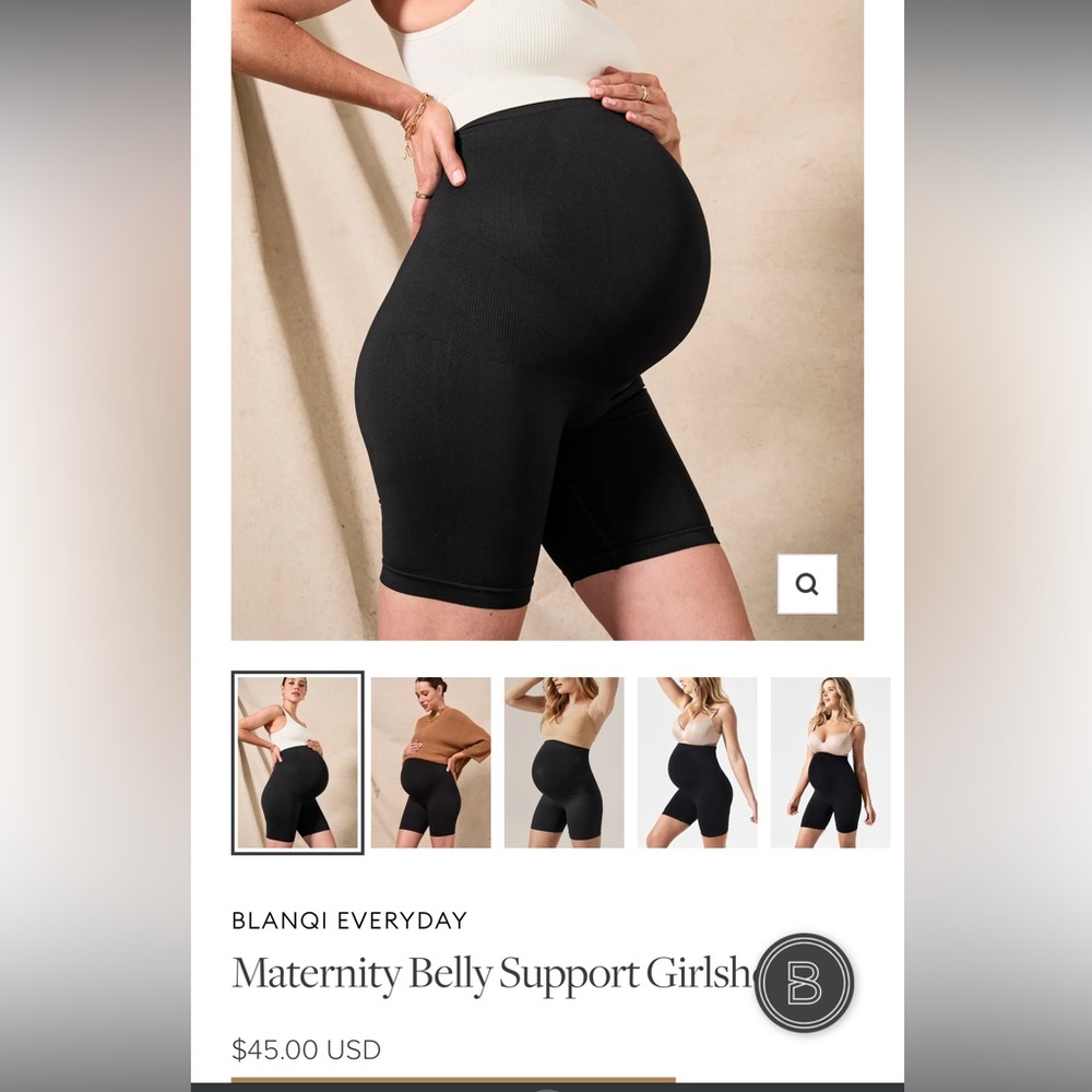 Maternity shorts.